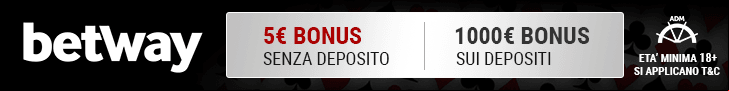 blackjack nel casino Betway mobile